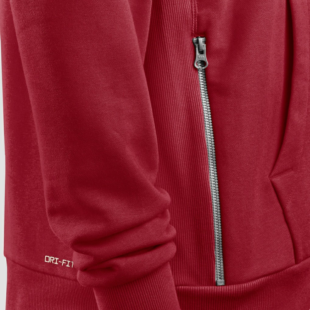 Nike Arizona Cardinals Sideline Standard Issue Utility Player Dri-FIT Full-Zip Hoodie Cardinal