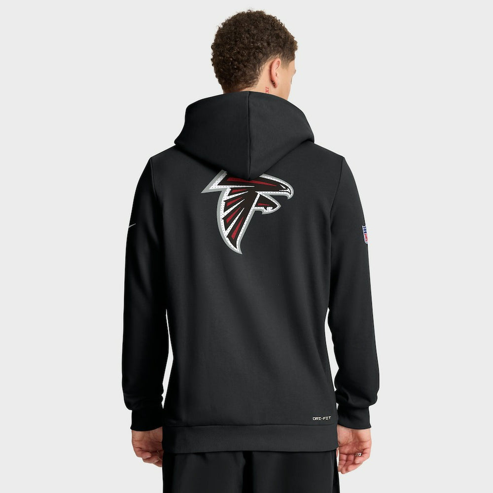 Nike Atlanta Falcons Sideline Standard Issue Utility Player Dri-FIT Full-Zip Hoodie Black