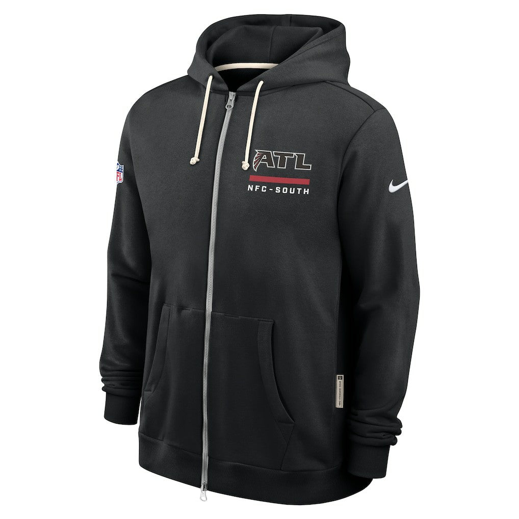 Nike Atlanta Falcons Sideline Standard Issue Utility Player Dri-FIT Full-Zip Hoodie Black