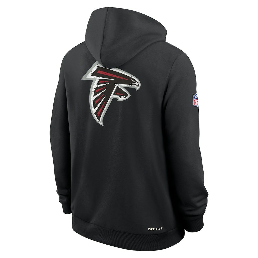 Nike Atlanta Falcons Sideline Standard Issue Utility Player Dri-FIT Full-Zip Hoodie Black
