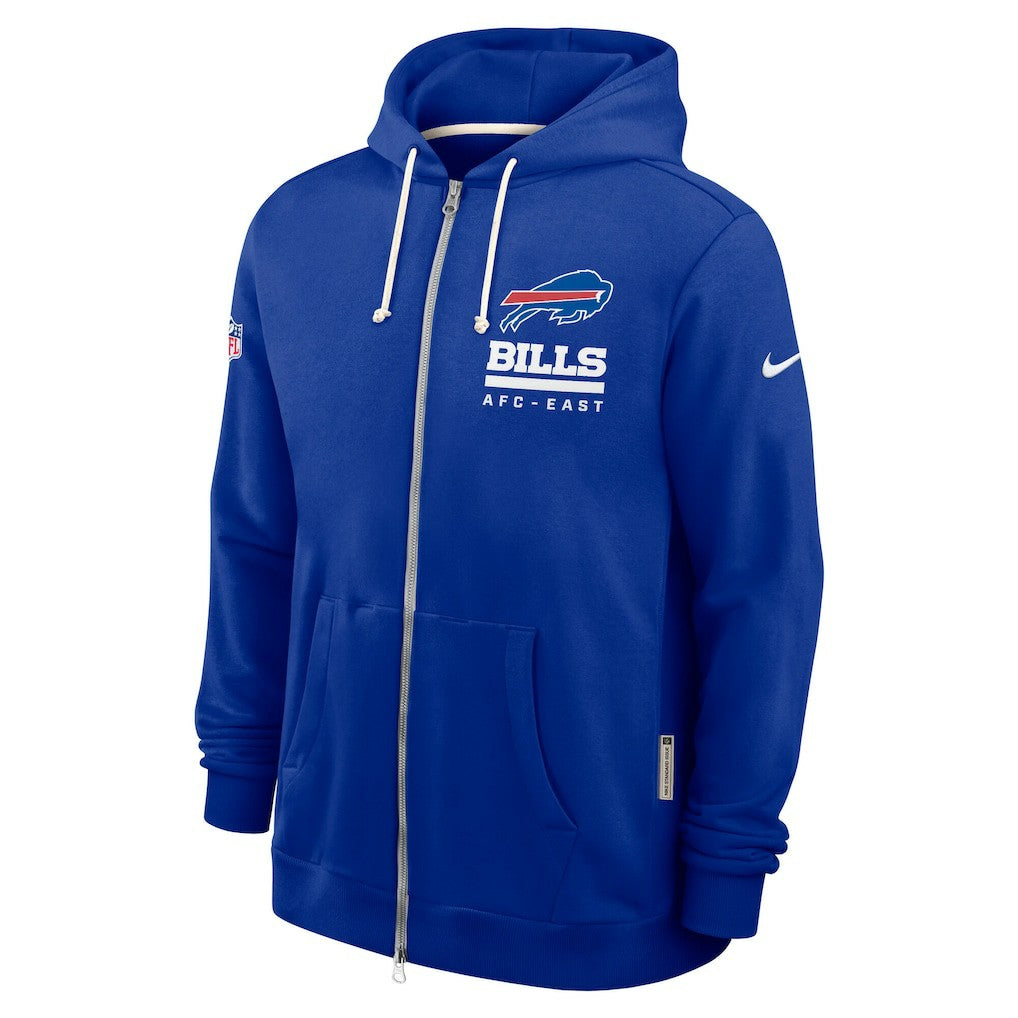 Nike Buffalo Bills Sideline Standard Issue Utility Player Dri-FIT Full-Zip Hoodie Royal
