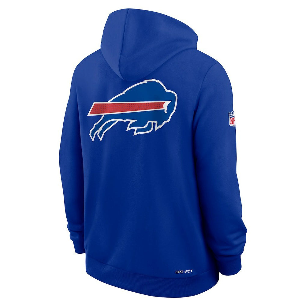 Nike Buffalo Bills Sideline Standard Issue Utility Player Dri-FIT Full-Zip Hoodie Royal