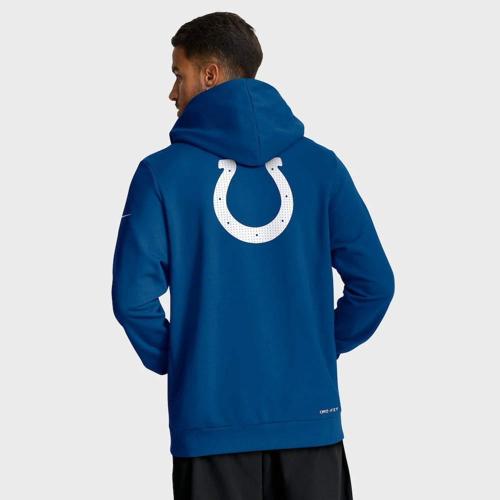Nike Indianapolis Colts Sideline Standard Issue Utility Player Dri-FIT Full-Zip Hoodie Royal
