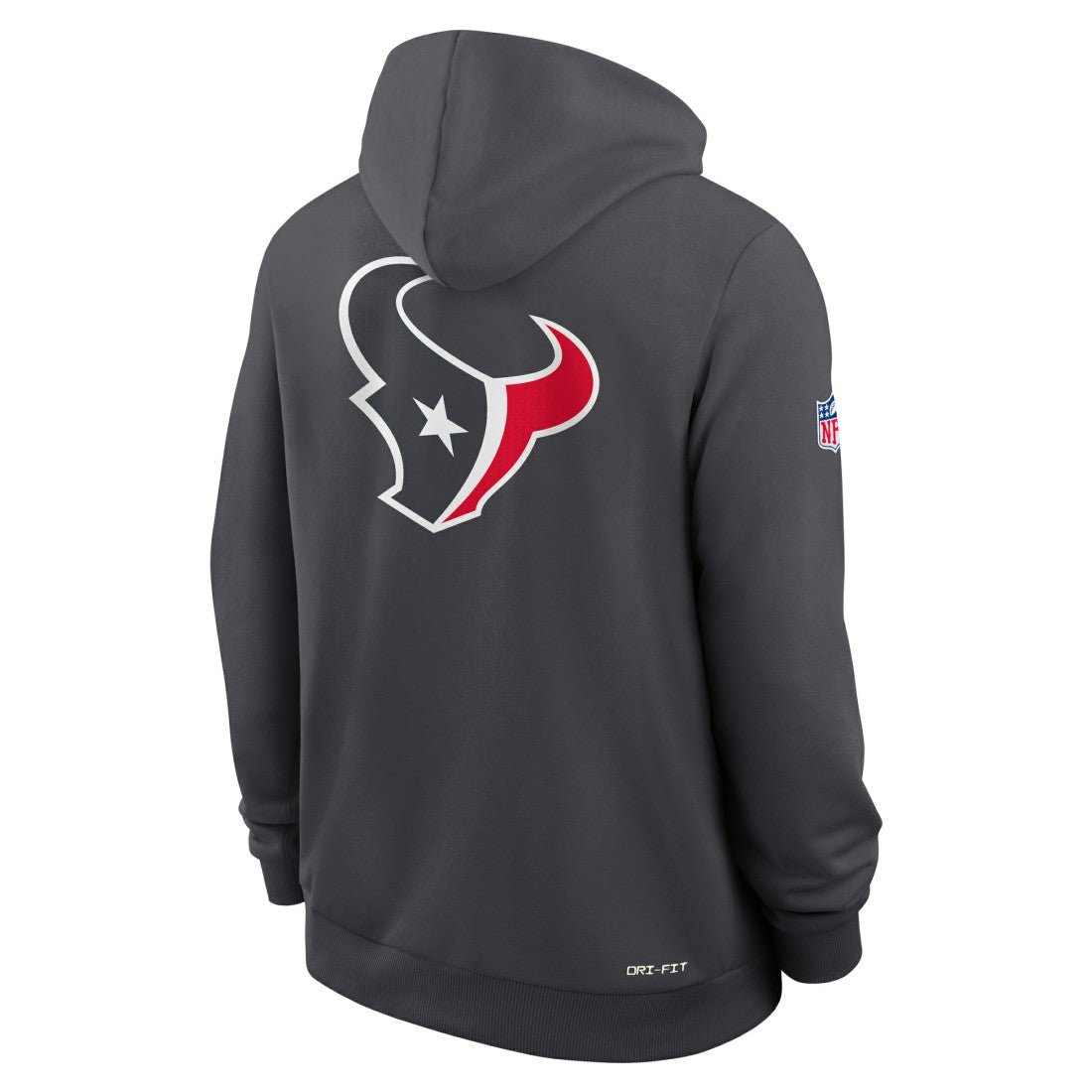 Nike Houston Texans Sideline Standard Issue Utility Player Dri-FIT Full-Zip Hoodie Anthracite