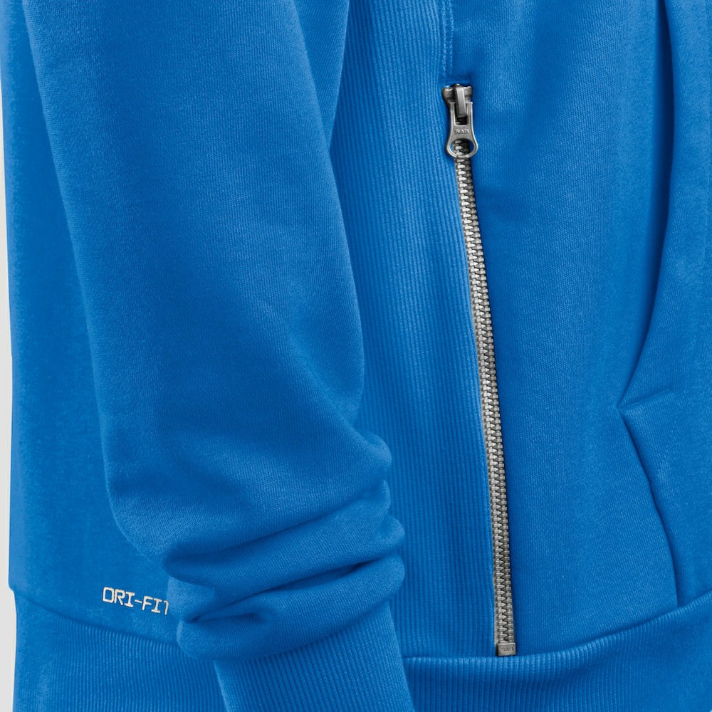 Nike Detroit Lions Sideline Standard Issue Utility Player Dri-FIT Full-Zip Hoodie Blue