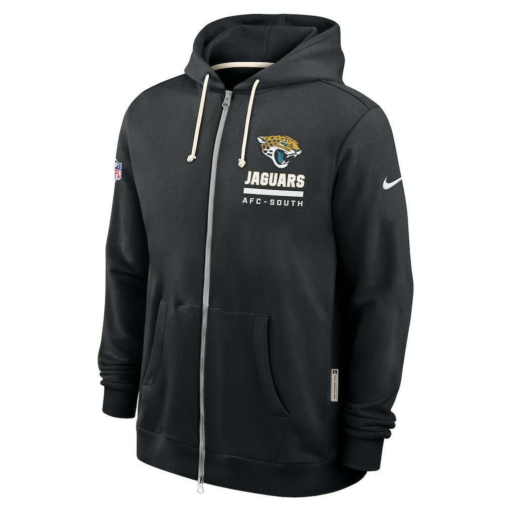 Nike Jacksonville Jaguars Sideline Standard Issue Utility Player Dri-FIT Full-Zip Hoodie Black