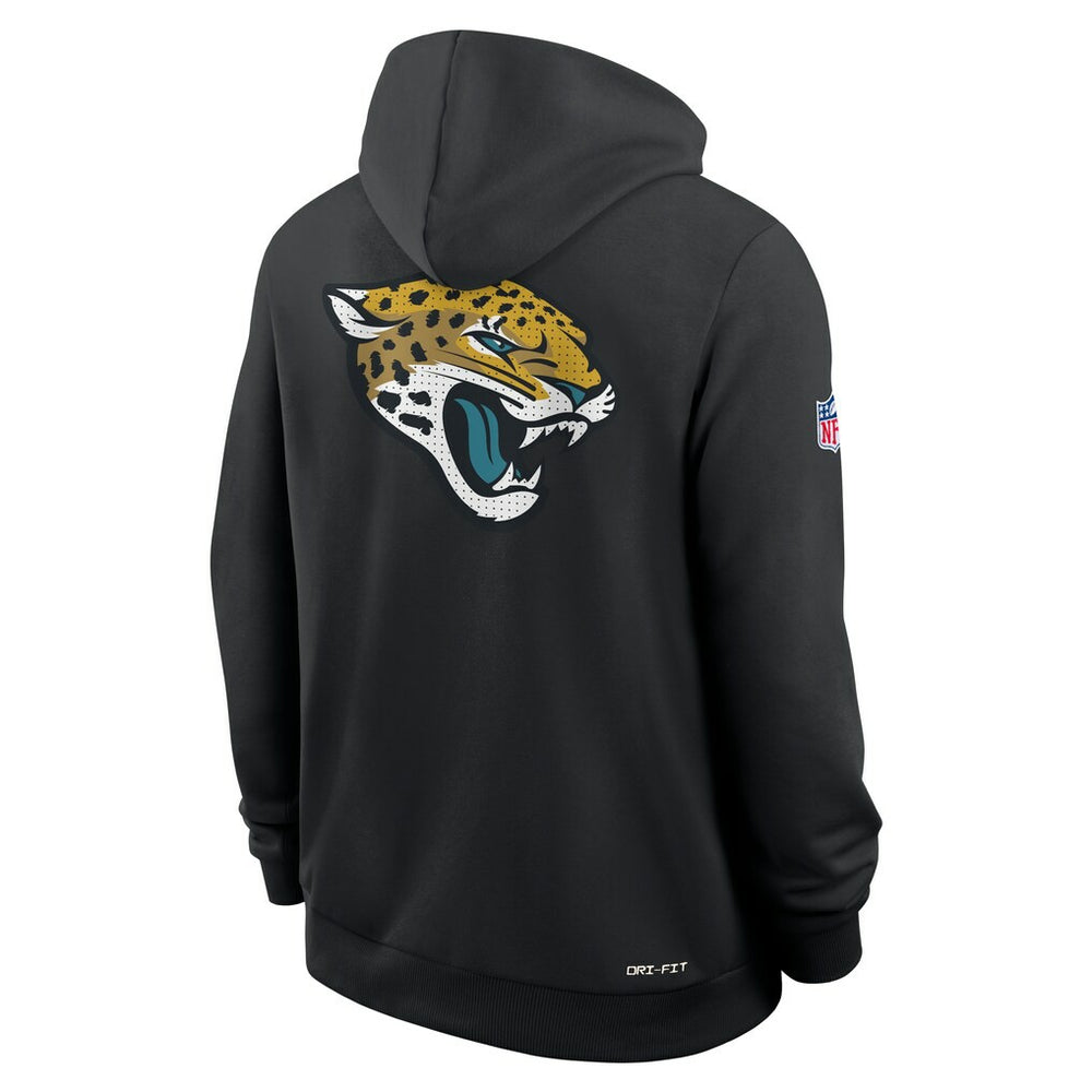 Nike Jacksonville Jaguars Sideline Standard Issue Utility Player Dri-FIT Full-Zip Hoodie Black