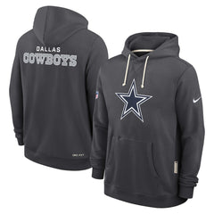 Nike Dallas Cowboys Sideline Standard Issue Initial Home Dri-FIT Hoodie Anthracite