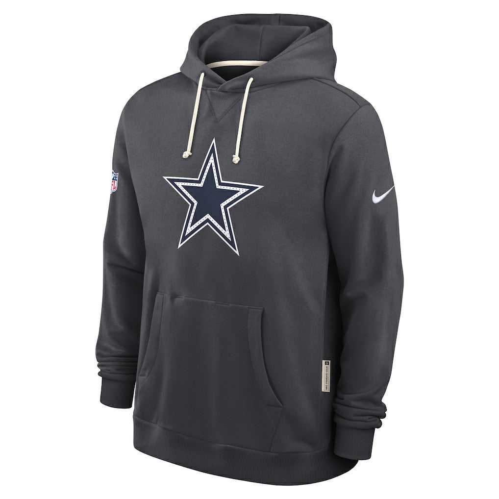Nike Dallas Cowboys Sideline Standard Issue Initial Home Dri-FIT Hoodie Anthracite