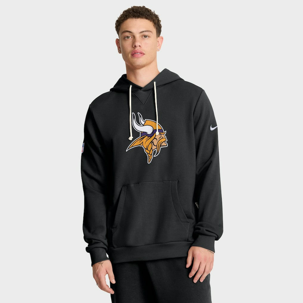 Nike Minnesota Vikings Sideline Standard Issue Initial Home Dri-FIT Hoodie Black