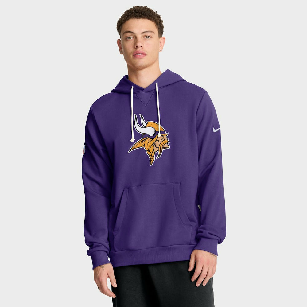 Nike Minnesota Vikings Sideline Standard Issue Initial Home Dri-FIT Hoodie Purple