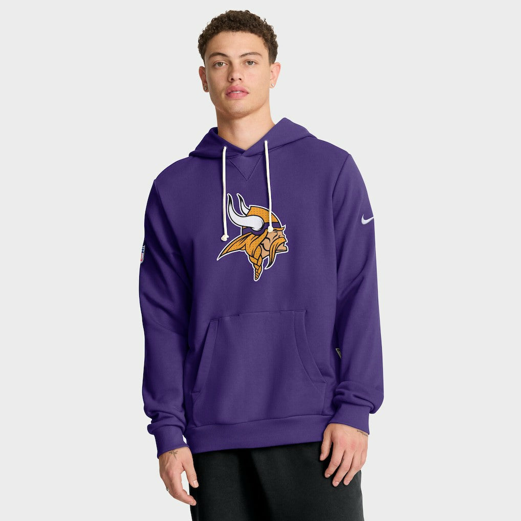 Nike Minnesota Vikings Sideline Standard Issue Initial Home Dri-FIT Hoodie Purple
