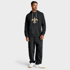 Nike New Orleans Saints Sideline Standard Issue Initial Home Dri-FIT Hoodie Black