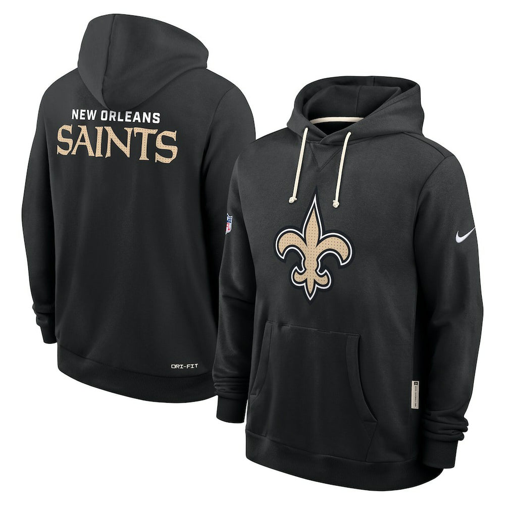 Nike New Orleans Saints Sideline Standard Issue Initial Home Dri-FIT Hoodie Black