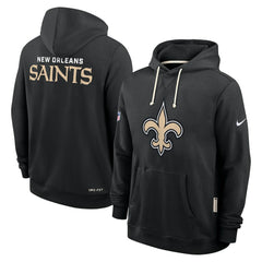 Nike New Orleans Saints Sideline Standard Issue Initial Home Dri-FIT Hoodie Black