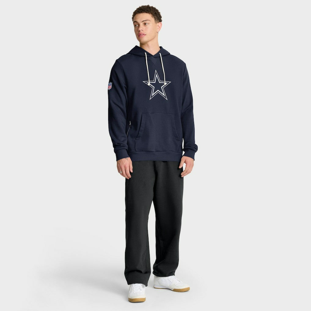 Nike Dallas Cowboys Sideline Standard Issue Initial Home Dri-FIT Hoodie Navy