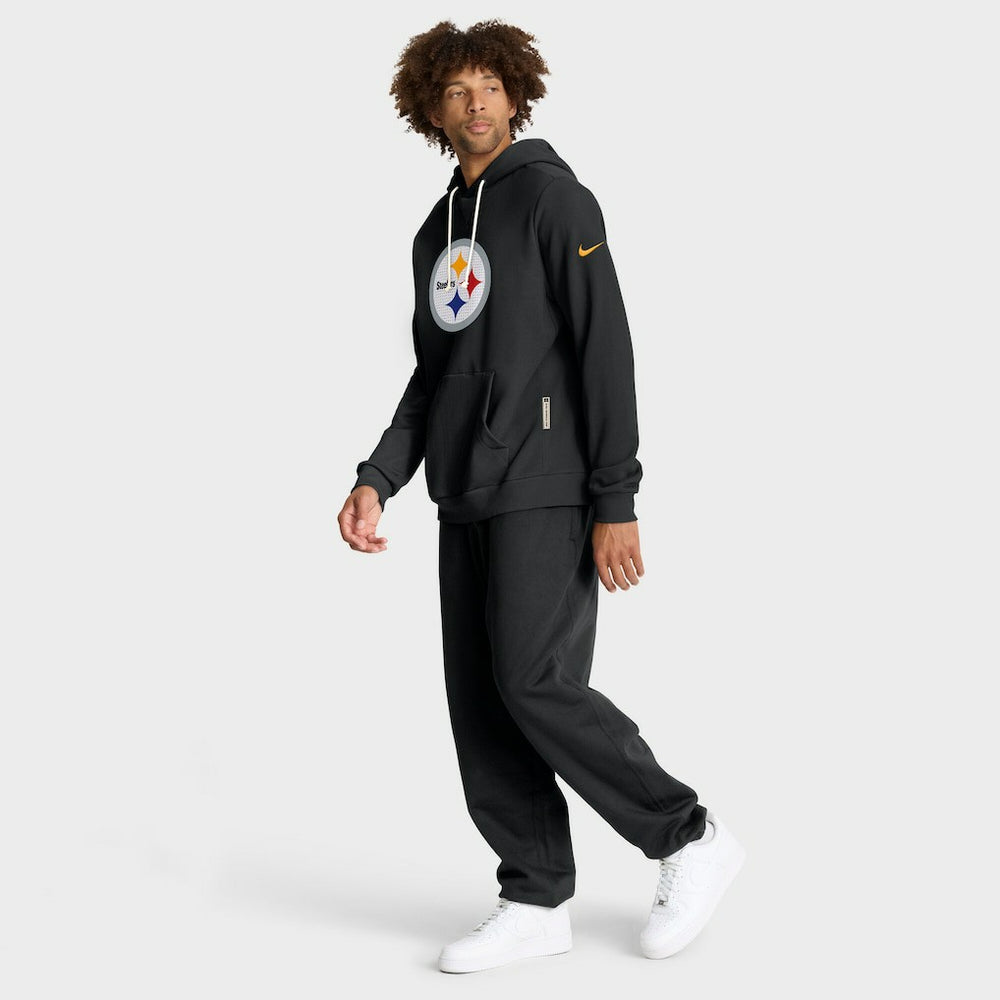 Nike Pittsburgh Steelers Sideline Standard Issue Initial Home Dri-FIT Hoodie Black