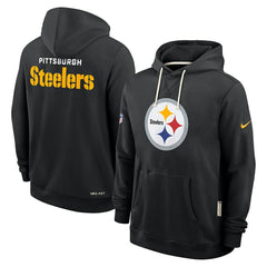 Nike Pittsburgh Steelers Sideline Standard Issue Initial Home Dri-FIT Hoodie Black
