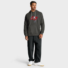 Nike Tampa Bay Buccaneers Sideline Standard Issue Initial Home Dri-FIT Hoodie Pewter