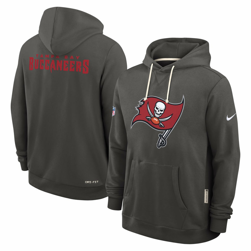 Nike Tampa Bay Buccaneers Sideline Standard Issue Initial Home Dri-FIT Hoodie Pewter