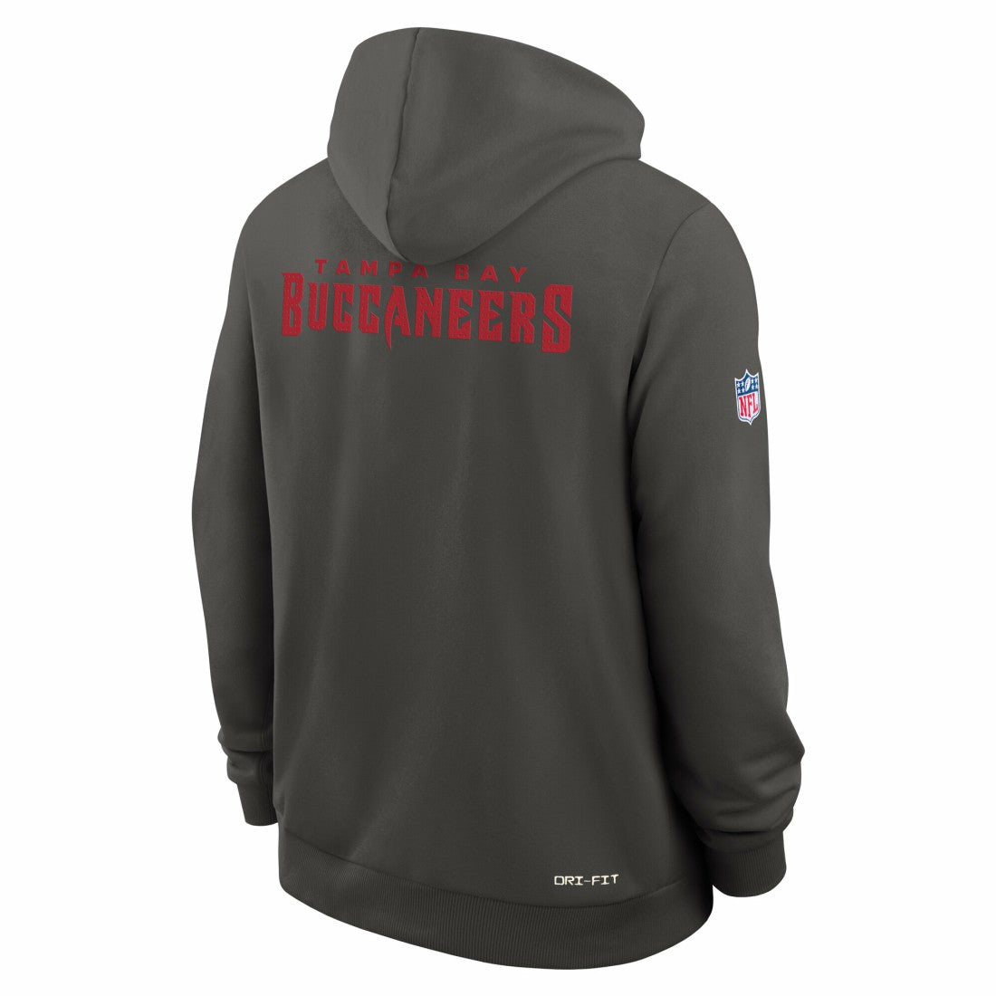 Nike Tampa Bay Buccaneers Sideline Standard Issue Initial Home Dri-FIT Hoodie Pewter