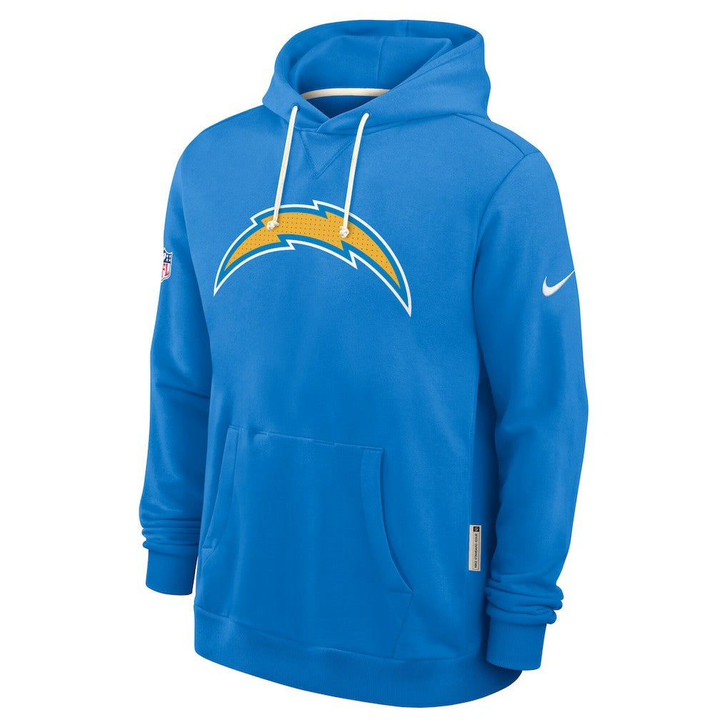 Nike Los Angeles Chargers Sideline Standard Issue Initial Home Dri-FIT Hoodie Powder Blue