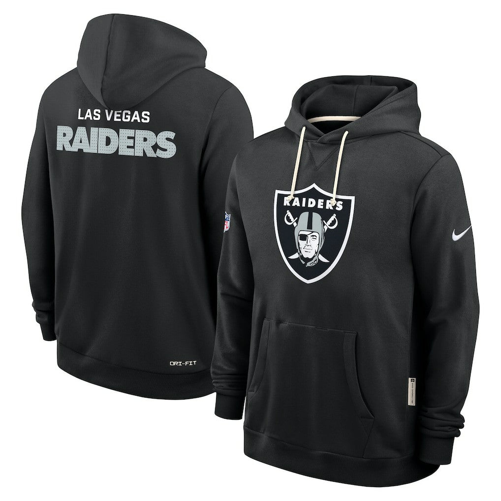 Nike Las Vegas Raiders Sideline Standard Issue Initial Home Dri-FIT Hoodie Black