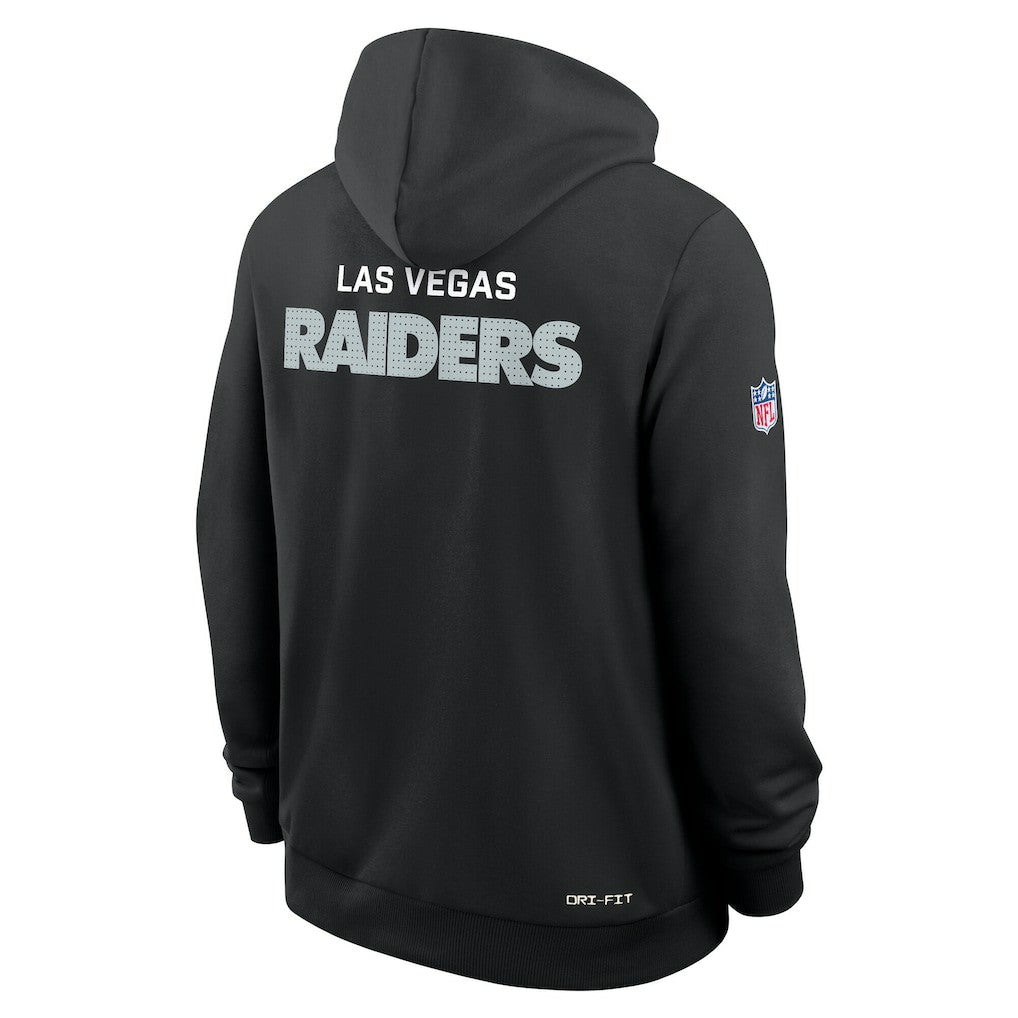 Nike Las Vegas Raiders Sideline Standard Issue Initial Home Dri-FIT Hoodie Black