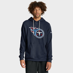 Nike Tennessee Titans Sideline Standard Issue Initial Home Dri-FIT Hoodie Navy