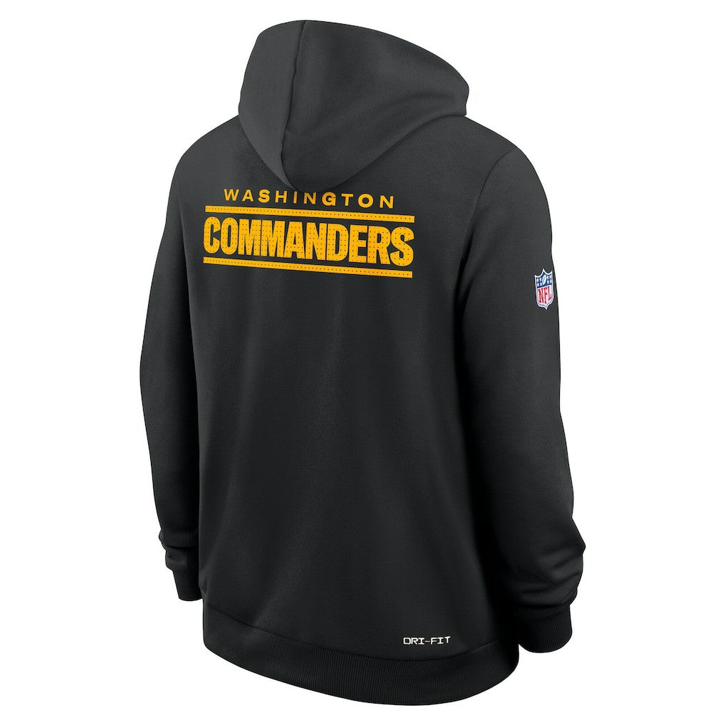 Nike Washington Commanders Sideline Standard Issue Initial Home Dri-FIT Hoodie Black