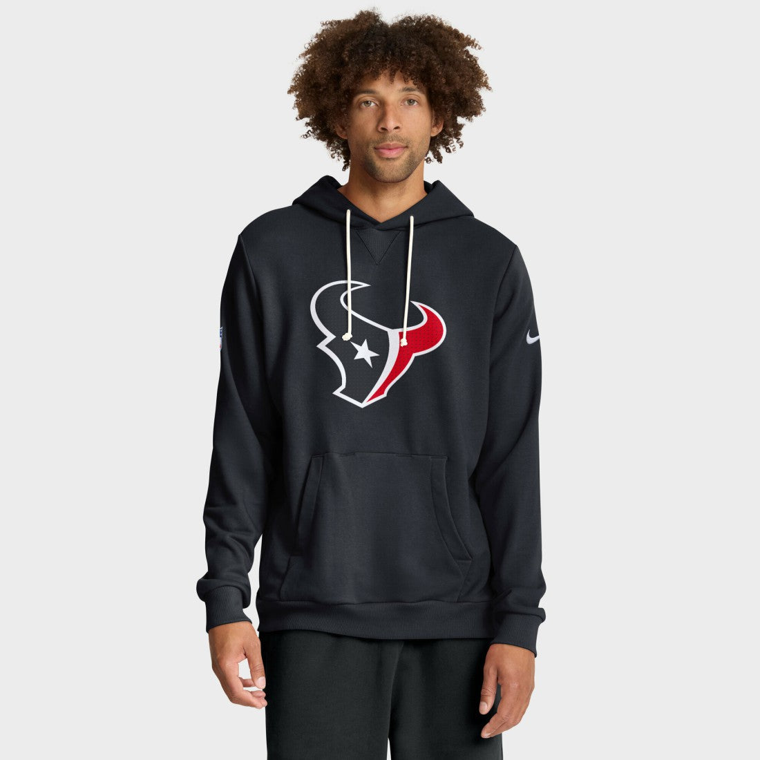 Nike Houston Texans Sideline Standard Issue Initial Home Dri-FIT Hoodie Navy