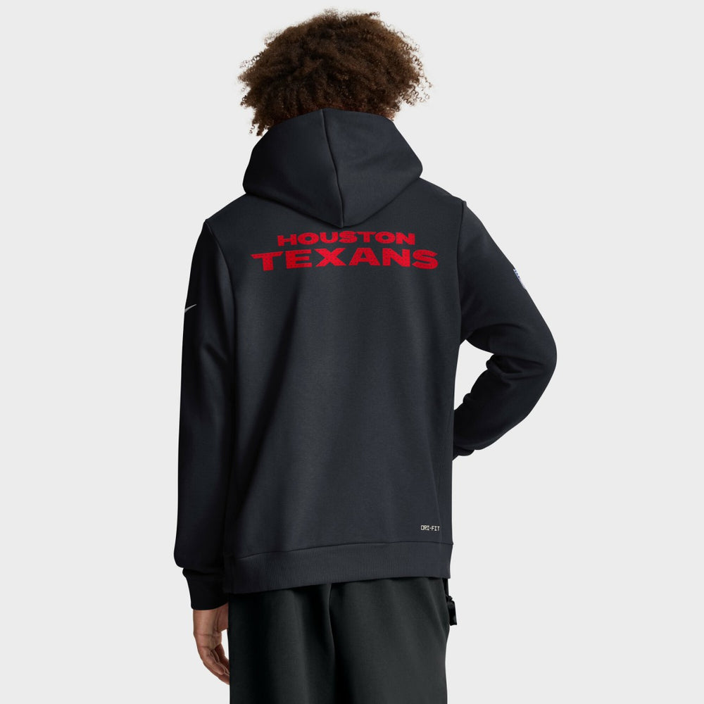 Nike Houston Texans Sideline Standard Issue Initial Home Dri-FIT Hoodie Navy
