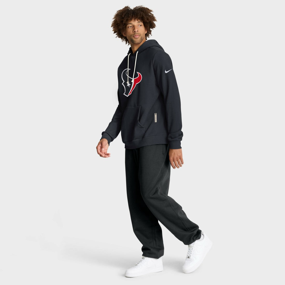 Nike Houston Texans Sideline Standard Issue Initial Home Dri-FIT Hoodie Navy