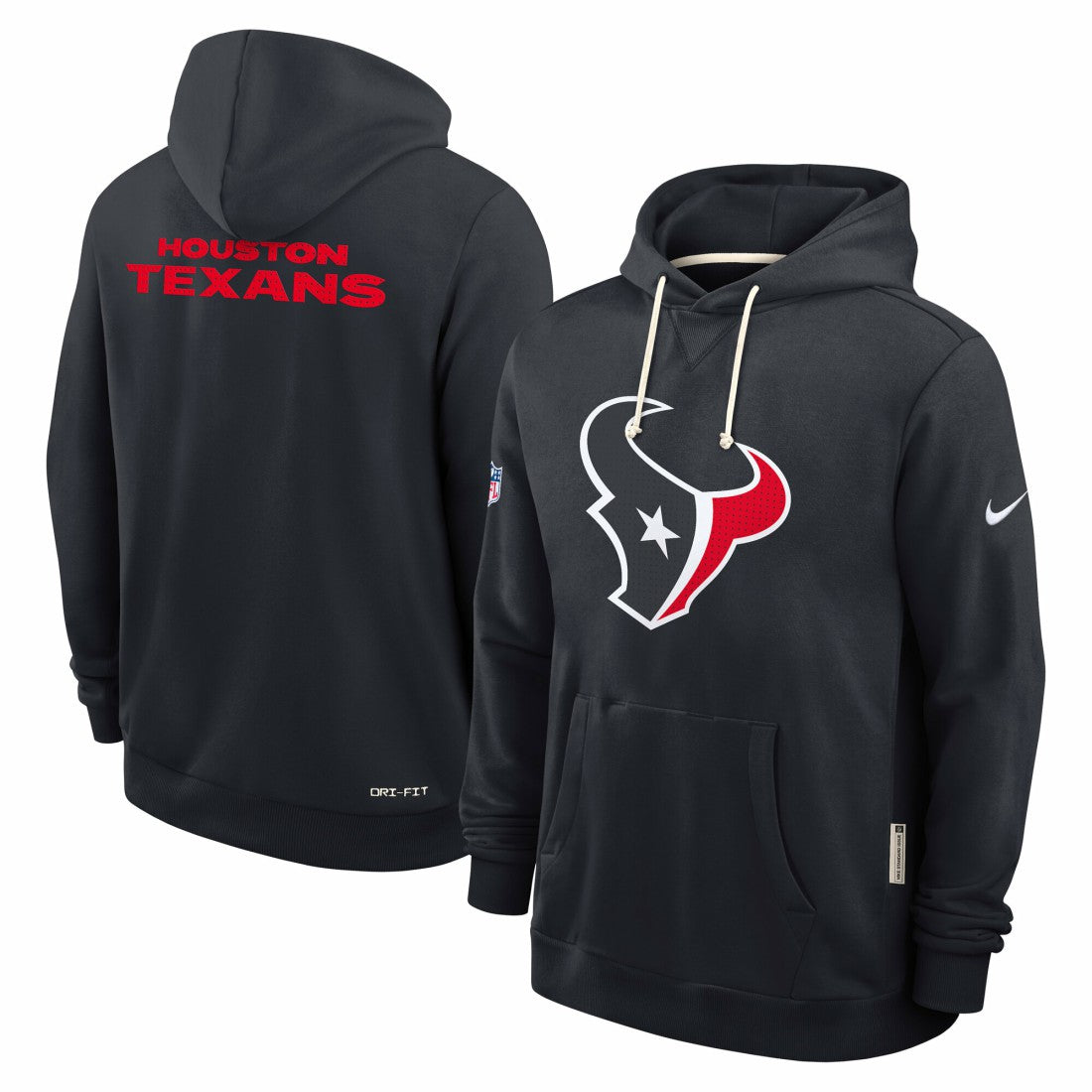 Nike Houston Texans Sideline Standard Issue Initial Home Dri-FIT Hoodie Navy
