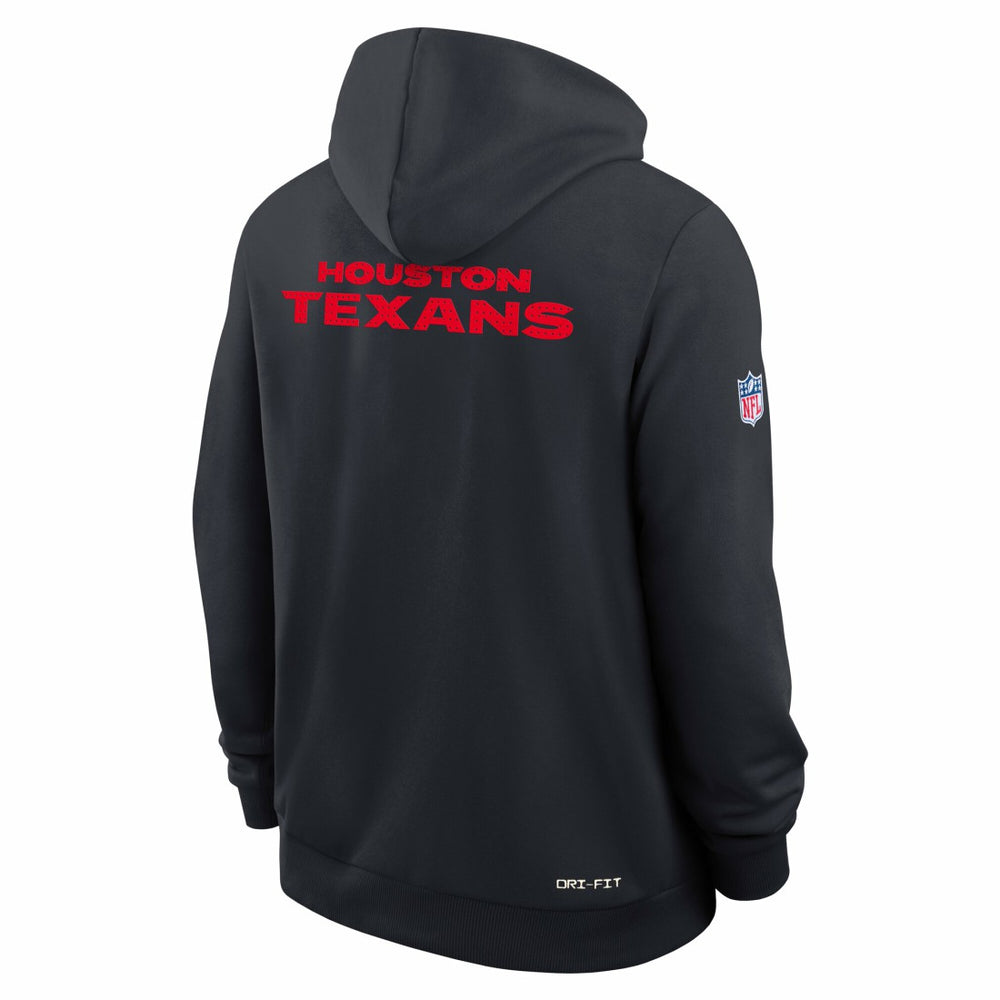 Nike Houston Texans Sideline Standard Issue Initial Home Dri-FIT Hoodie Navy