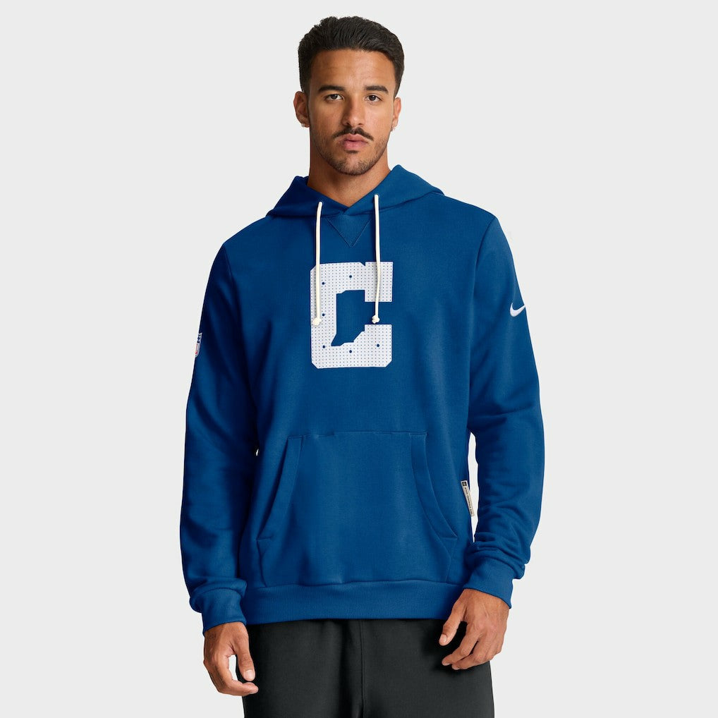 Nike Indianapolis Colts Sideline Standard Issue Initial Home Dri-FIT Hoodie Royal
