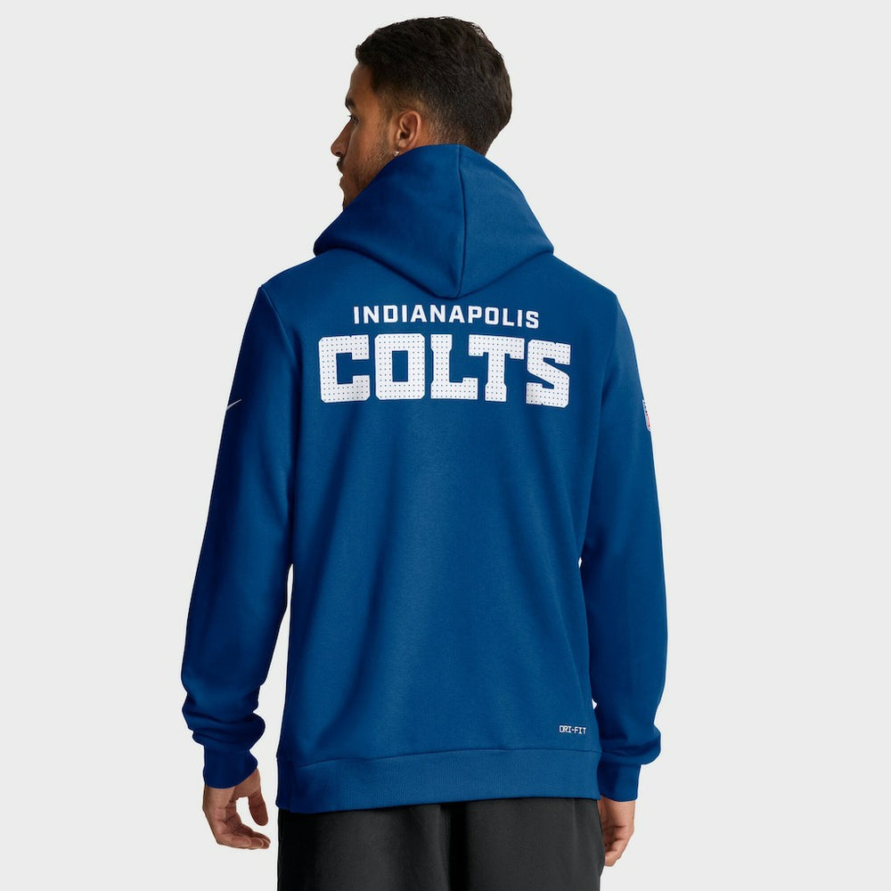 Nike Indianapolis Colts Sideline Standard Issue Initial Home Dri-FIT Hoodie Royal