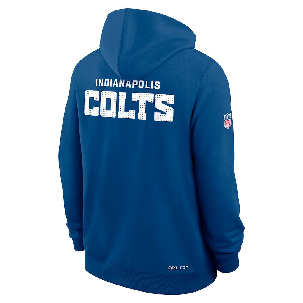 Nike Indianapolis Colts Sideline Standard Issue Initial Home Dri-FIT Hoodie Royal