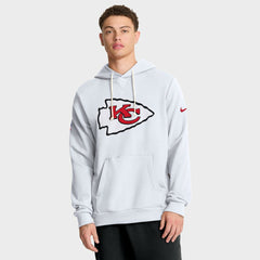 Nike Kansas City Chiefs Sideline Standard Issue Initial Home Dri-FIT Hoodie White