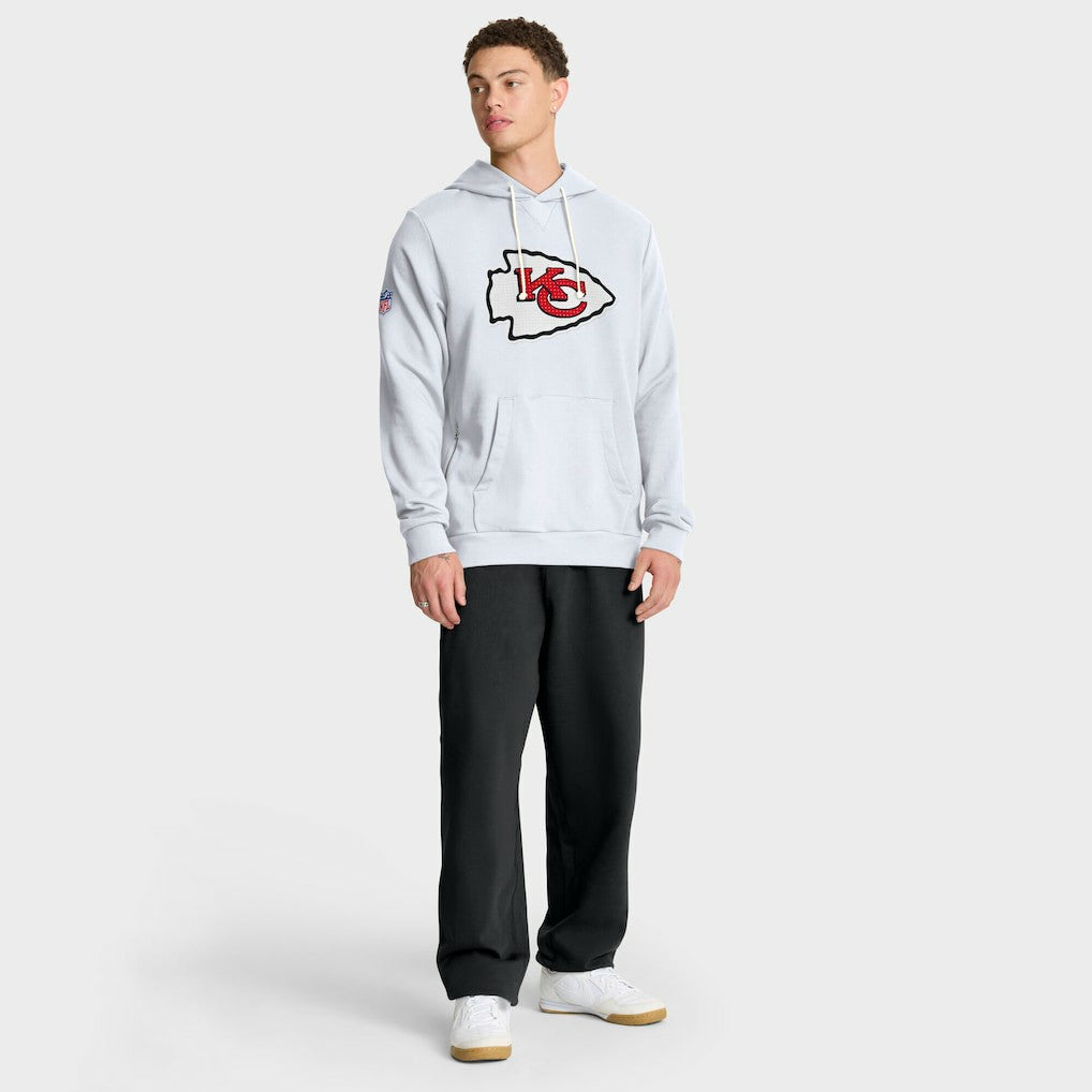 Nike Kansas City Chiefs Sideline Standard Issue Initial Home Dri-FIT Hoodie White