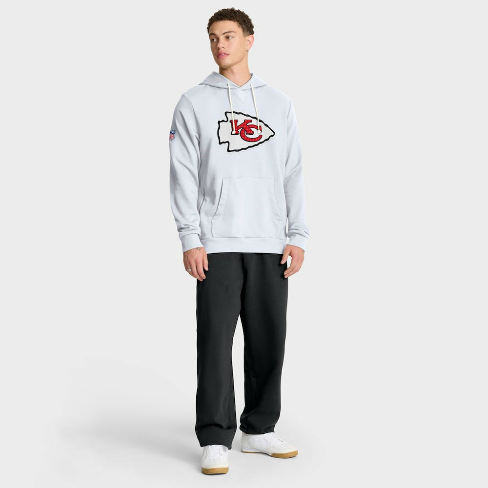 Nike Kansas City Chiefs Sideline Standard Issue Initial Home Dri-FIT Hoodie White