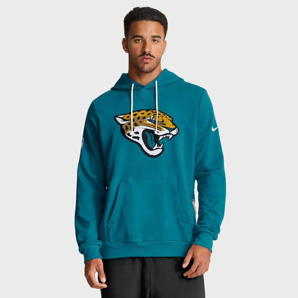 Nike Jacksonville Jaguars Sideline Standard Issue Initial Home Dri-FIT Hoodie Teal