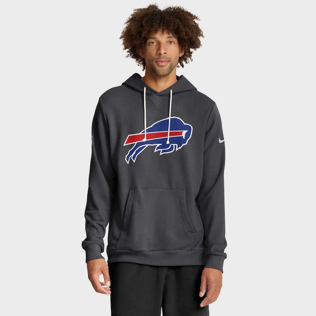 Nike Buffalo Bills Sideline Standard Issue Initial Home Dri-FIT Hoodie Anthracite