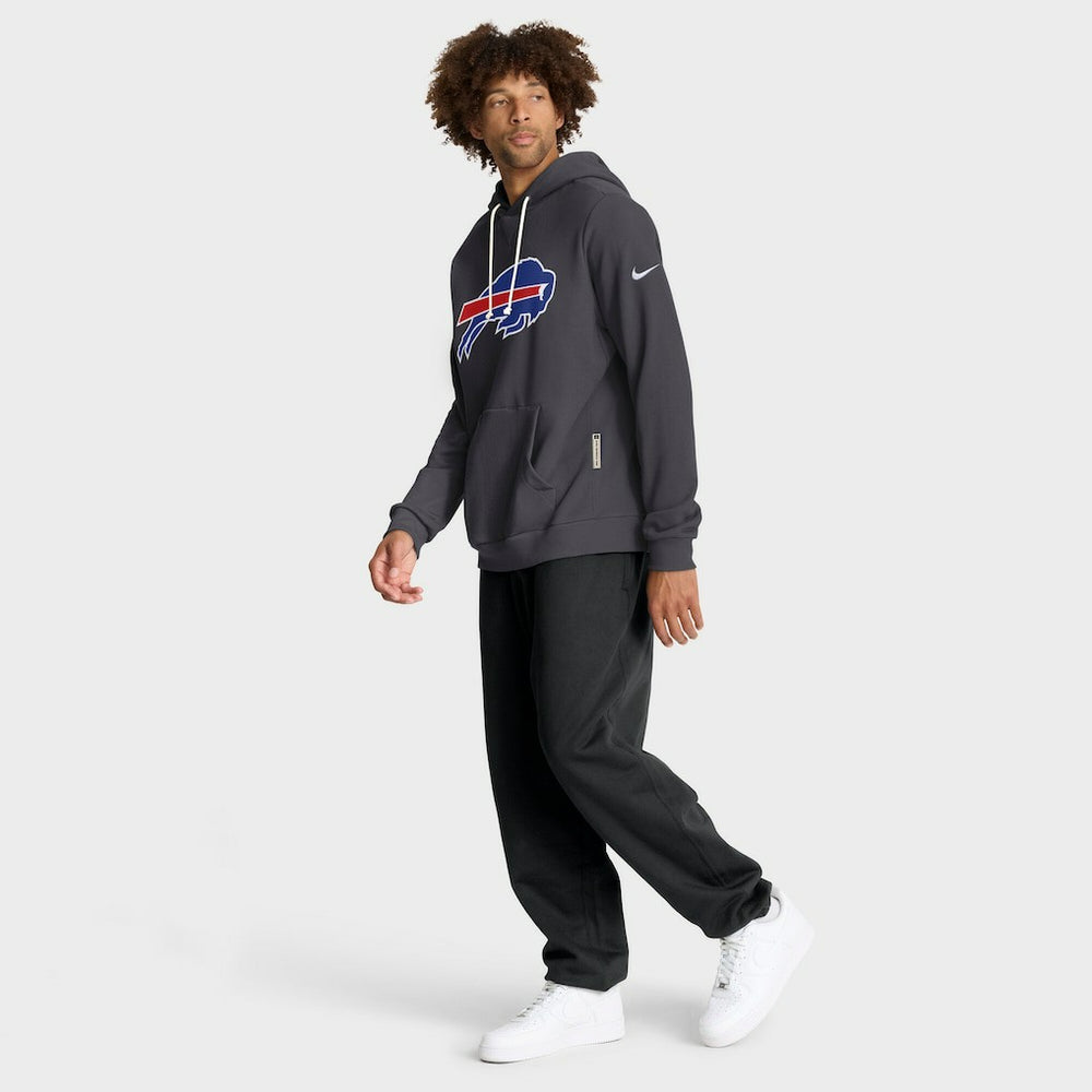 Nike Buffalo Bills Sideline Standard Issue Initial Home Dri-FIT Hoodie Anthracite