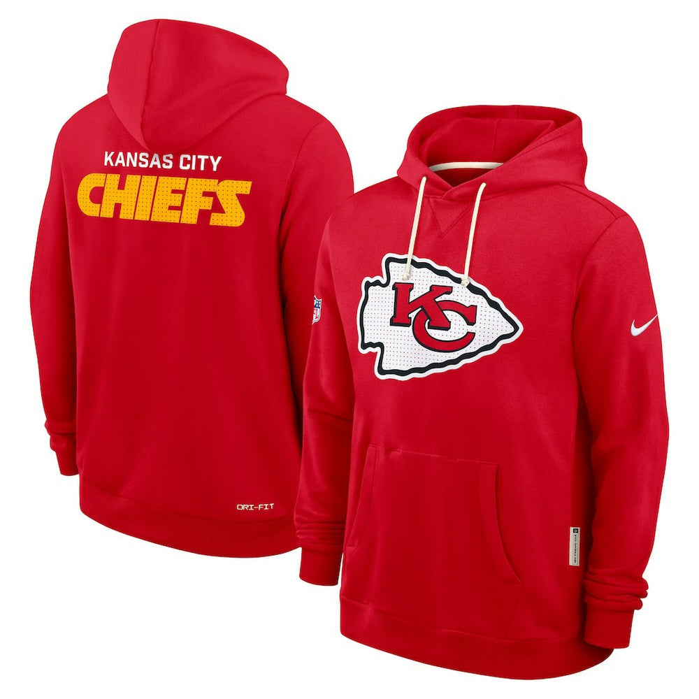 Nike Kansas City Chiefs Sideline Standard Issue Initial Home Dri-FIT Hoodie Red