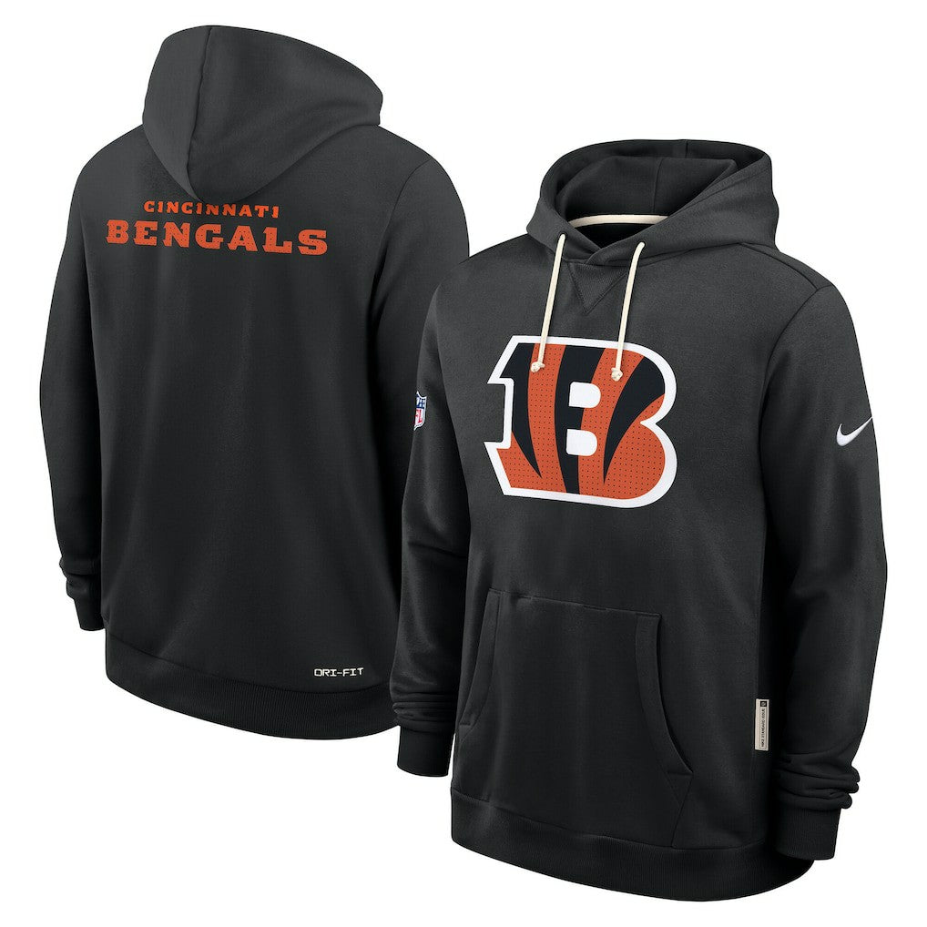 Nike Cincinnati Bengals Sideline Standard Issue Initial Home Dri-FIT Hoodie Black