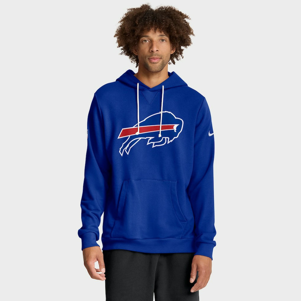 Nike Buffalo Bills Sideline Standard Issue Initial Home Dri-FIT Hoodie Royal