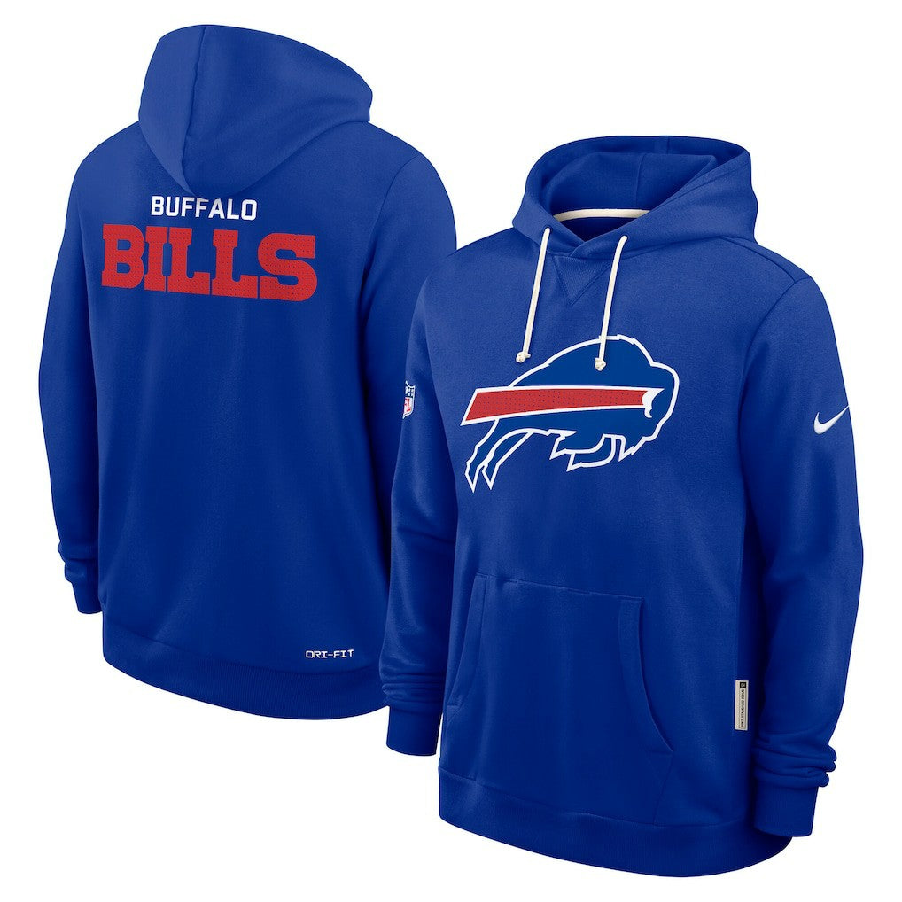 Nike Buffalo Bills Sideline Standard Issue Initial Home Dri-FIT Hoodie Royal