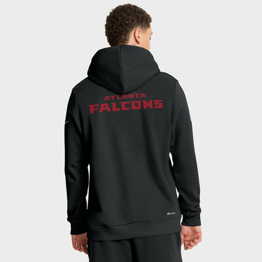 Nike Atlanta Falcons Sideline Standard Issue Initial Home Dri-FIT Hoodie Black