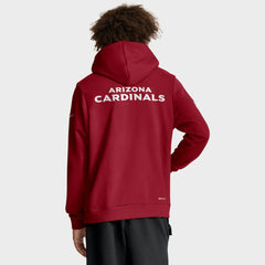 Nike Arizona Cardinals Sideline Standard Issue Initial Home Dri-FIT Hoodie Cardinal